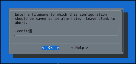 Save to file menu