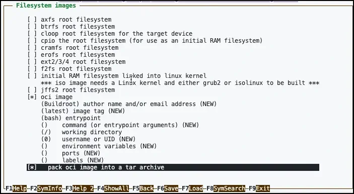 File system configuration