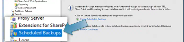 Creating Recoverable TFS Backups