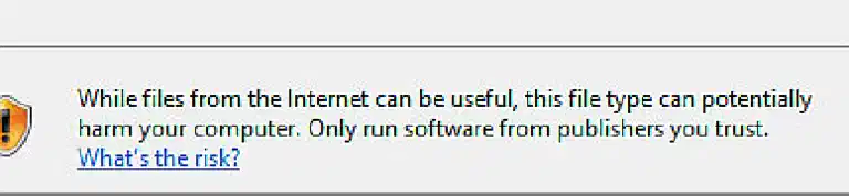 Handling “Open File – Security Warning”