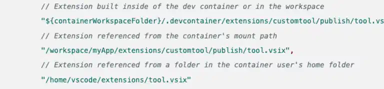 Implementing Private VS Code Extensions for Dev Containers