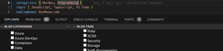 Improved Blogging With Visual Studio Code Extensions