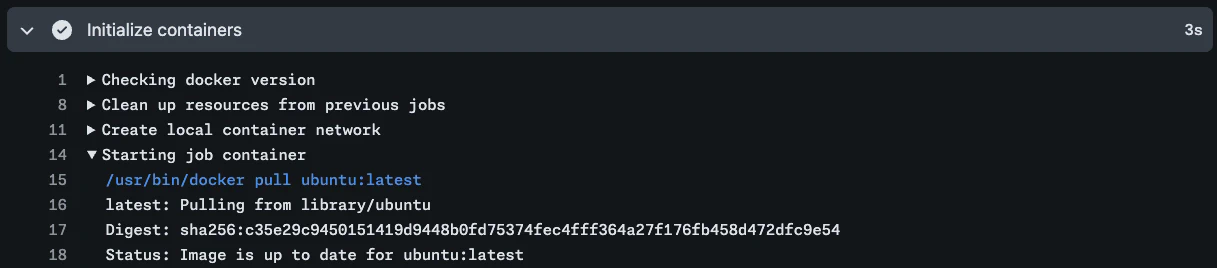 Runner with pre-cached layers