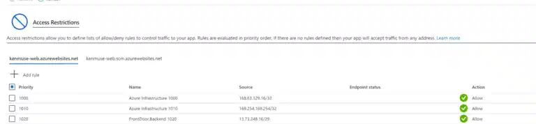Restricting Azure App Services to Azure Front Door