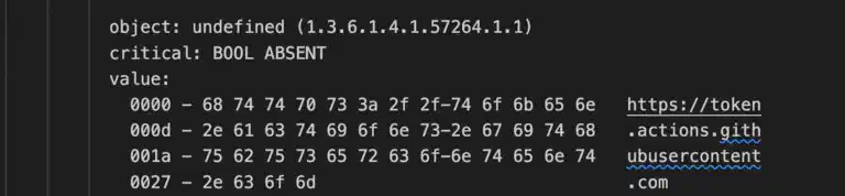 Retrieving Properties From a Gitsigned Commit
