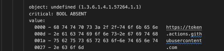 Retrieving Properties From a Gitsigned Commit