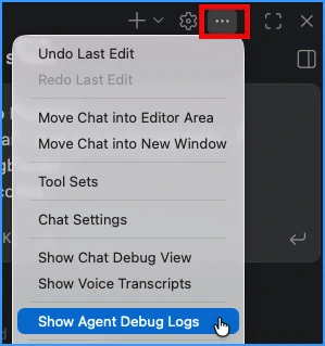 Open Agent Debug Logs