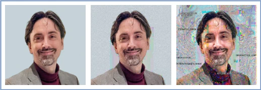 Image of me, degraded by replication